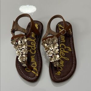 Sam Edelman Kids' Gigi Flower Gladiator 
Girls' Sandals Size 13